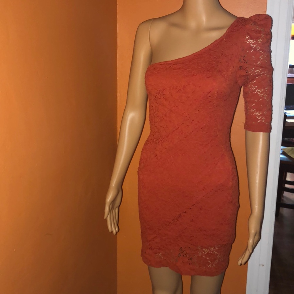 one shoulder dress